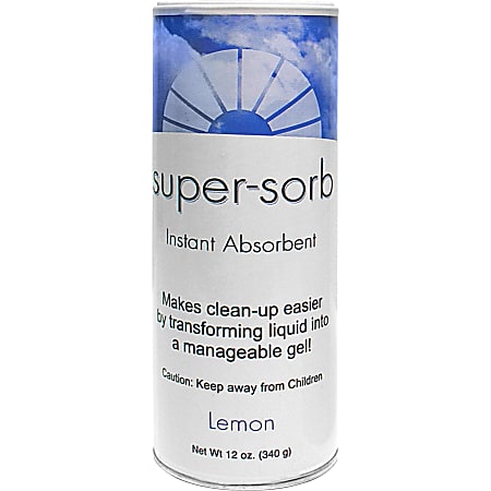 Medline Super-sorb Instant Clean-up Absorber - 6/Carton