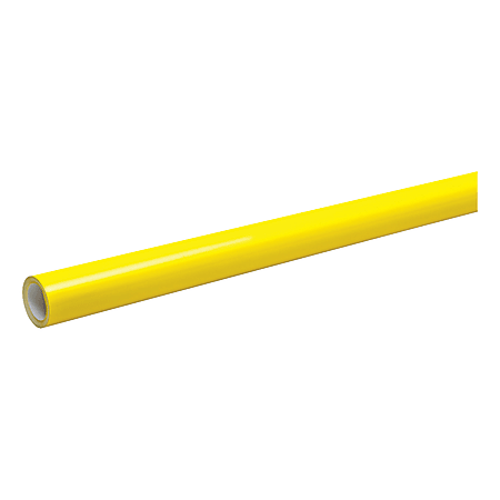 Fadeless Glossy Paper Roll - Art Project, Display, Bulletin Board - 1.56"Height x 48"Width x 25 ftLength - 60 lb Basis Weight - 1 / Roll - Sassy Yellow - Paper