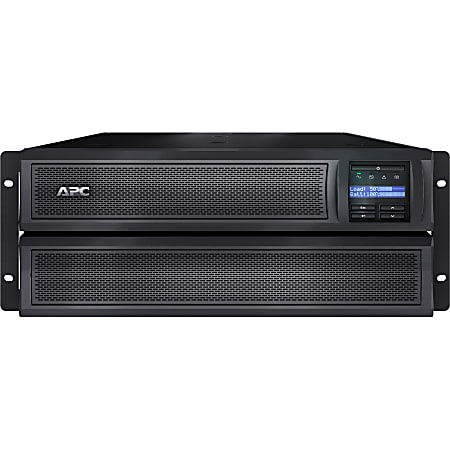 APC by Schneider Electric Smart-UPS X 2200VA Rack/Tower LCD 200-240V - 4U Rack-mountable - 3 Hour Recharge - SMX2200HV
