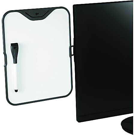 3M Computer Monitor Whiteboard Holder, 11-7/16" x 9", White