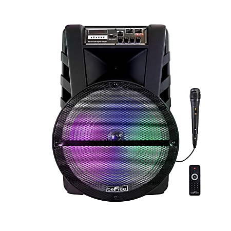 BeFree Sound Bluetooth Portable Rechargeable Party Speaker With LED Lights