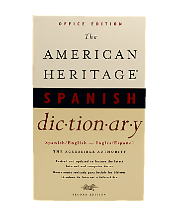 American Heritage® Spanish/English Dictionary, 2nd Edition