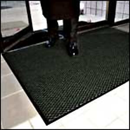 Office Depot® Brand Scrape And Dry Mat, 4' x 6', Charcoal