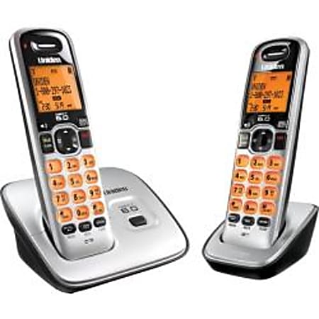 Uniden D1660-2 cordless phone with Caller ID / Call Waiting and two handsets