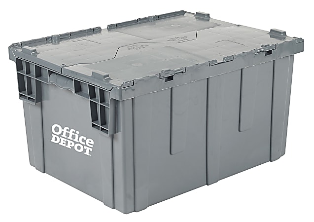 IRIS Weathertight Storage Container 30 Quarts 7 34 x 15 34 x 19 34 Clear -  Office Depot