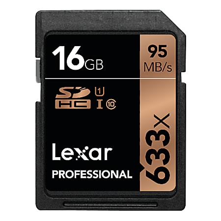 Lexar® Professional UHS-I SDHC™ Memory Card, 16GB