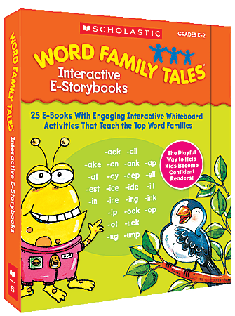 Scholastic Word Family Tales Interactive E-Storybooks, Grades K - 2