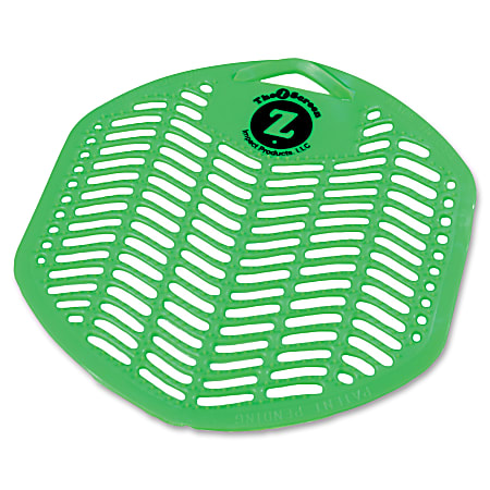 Genuine Joe Orchard Zing Scent Urinal Screen - Orchard Zing - Odor Neutralizer, Ozone-safe - 72 / Carton - Green