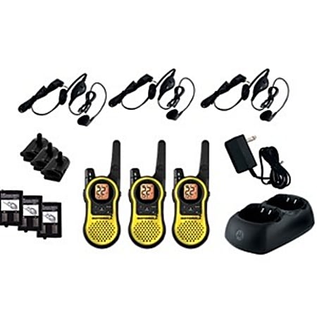 Motorola MH230TPR Rechargeable 2-way Radios, Triple-pack