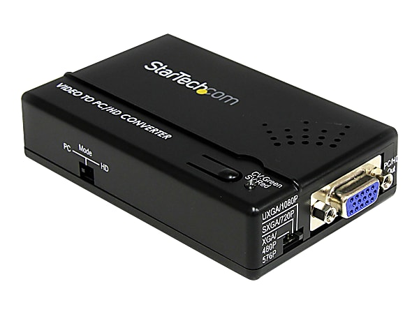 StarTech.com Composite and S-Video to VGA Video Scan Converter