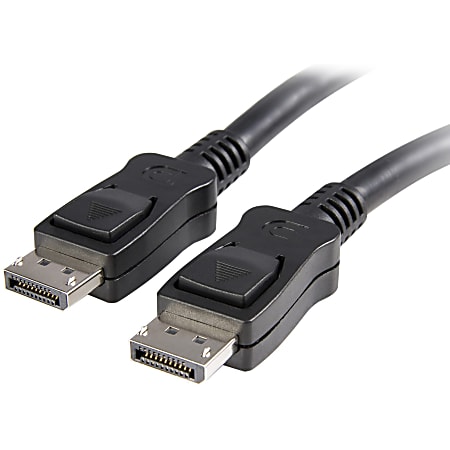StarTech.com DisplayPort Cable With Latches, 30'