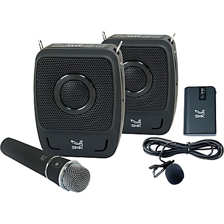 SMK-Link GoSpeak! Duet Wireless Portable PA System with Wireless Microphones (VP3450) - VP3450