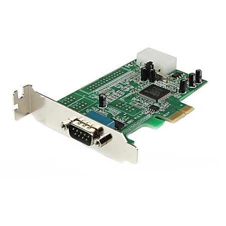 StarTech.com 1-Port Low Profile Native RS232 PCI Express Serial Card With 16550 UART
