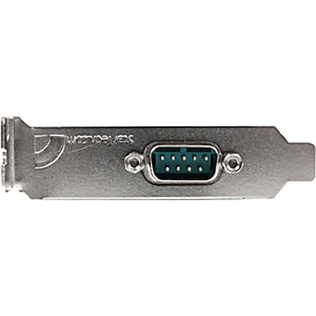 StarTech.com 1-Port Low Profile Native RS232 PCI Express Serial Card With 16550 UART