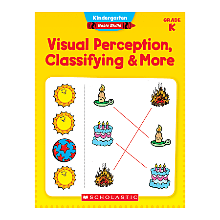 Scholastic Basic Skills, Kindergarten, Visual Perception, Classifying & More