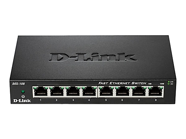 D-Link 8-port Fast Ethernet Unmanaged Switch