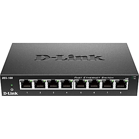 D-Link 8-port Fast Ethernet Unmanaged Switch