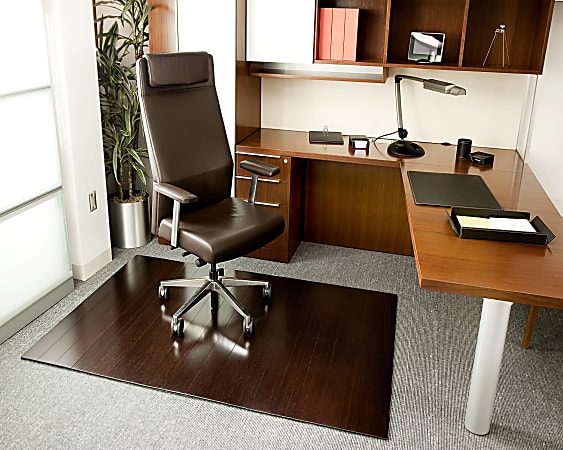Office depot deals bamboo chair mat