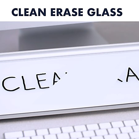 Quartet Glass Dry-erase Custom Desktop Computer Pad