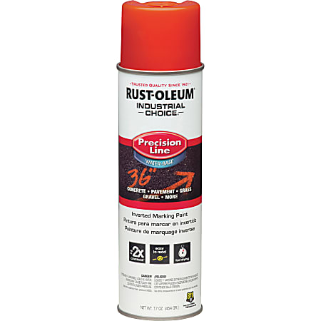 Rust-Oleum M1800 Precision Line Marking Spray Paint, 17 Oz, Alert Orange