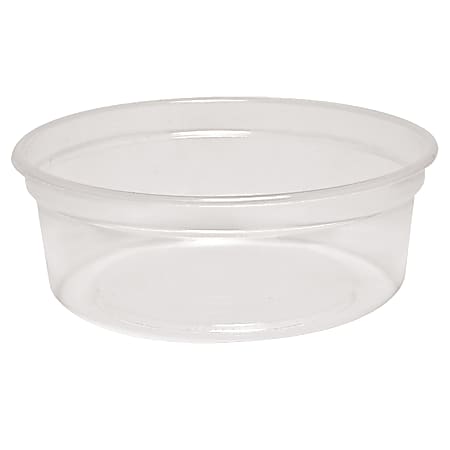 Dart® MicroGourmet™ Food Containers, 8 Oz, Clear, Pack Of 500 Containers