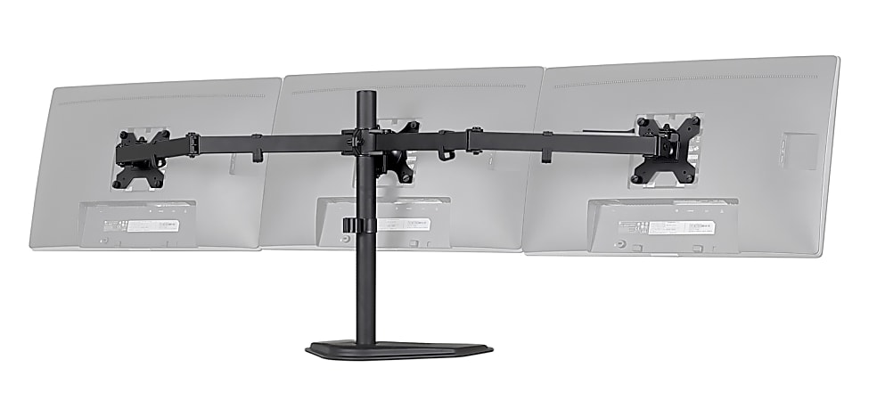 Three monitor shop standing desk