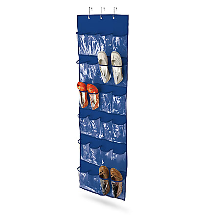 Honey-Can-Do Over The Door 7-Pocket Organizer - Mint Storage Hanger For Dorms & Homes - View #10