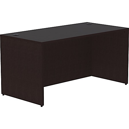 Lorell® 60"W Computer Desk, Espresso