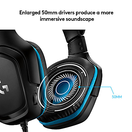 Logitech G432 7.1 Surround Sound Gaming Headset 