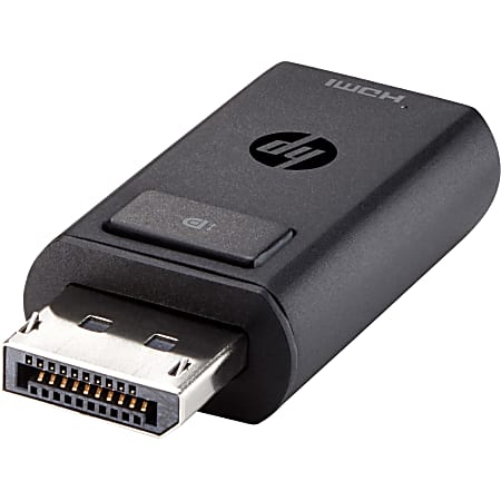 HP DisplayPort to HDMI Adapter - Adapter - DisplayPort male to HDMI female - for EliteBook 8770; ProBook 64X G4, 650 G5; ZBook 14 G2, 14u G4, 15 G2, 15u G2, 15u G4, 17 G3