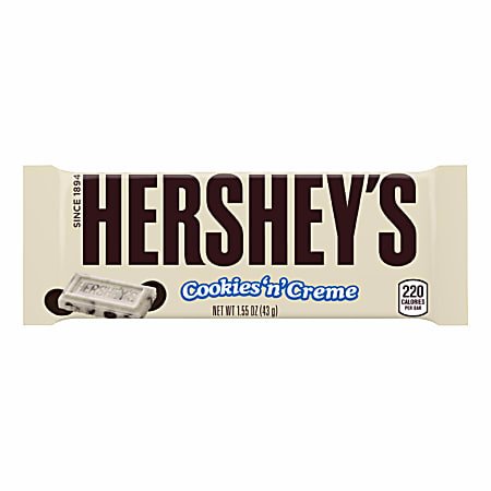 Hershey's® Cookies & Creme Candy Bar, 1.55 Oz