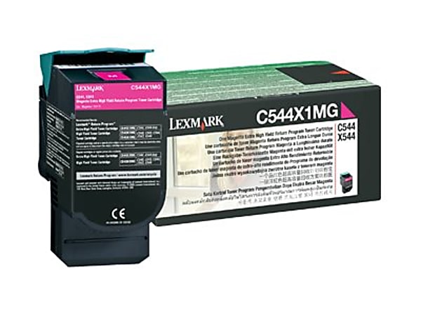 Lexmark™ C544X4MG Magenta High Yield Toner Cartridge