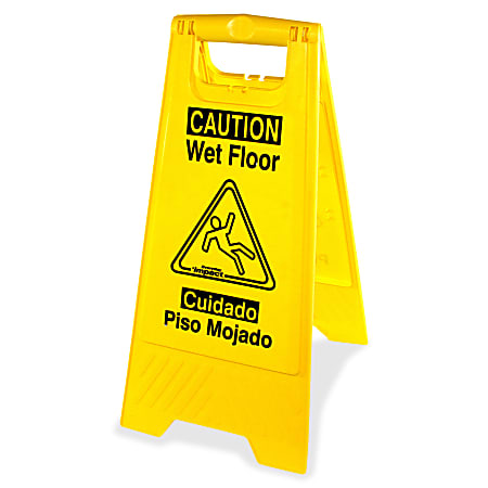 Genuine Joe Universal Graphic Wet Floor Sign -