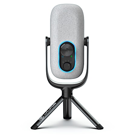 JLab JBUDS TALK USB Microphone, 5.3", White