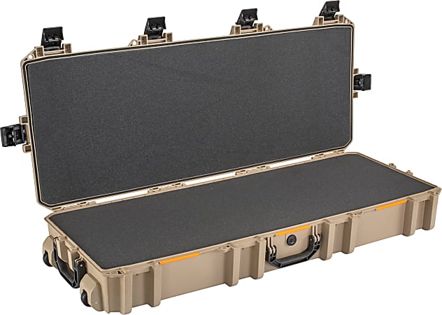 Pelican Polyethylene Vault V730 Tactical Rifle Case, 47-1/8”H x 19-3/16”W x 6-15/16”D, Tan