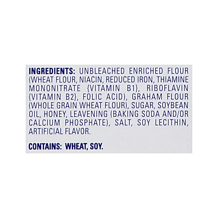 Nabisco Honey Maid Honey Graham Crackers, 14.4 Oz Box, Pack of 4