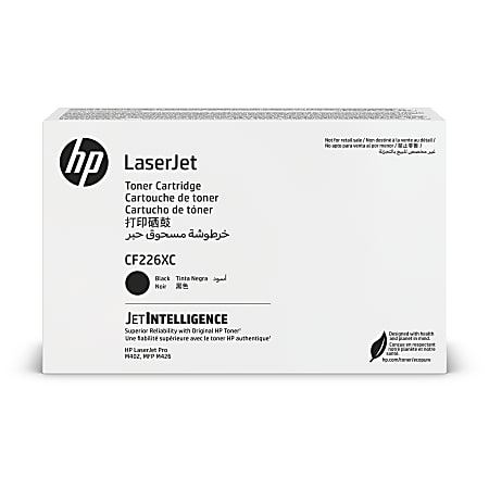 HP 226XC High-Yield Black Toner Cartridge, CF226XC