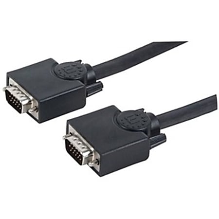 Manhattan SVGA Monitor Cable, 50', Black