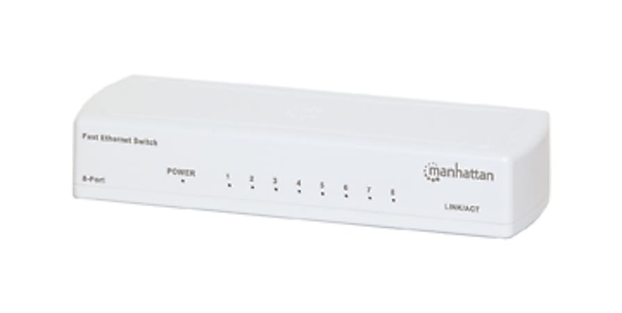 Manhattan ICI560689 8-Port Fast Ethernet Switch