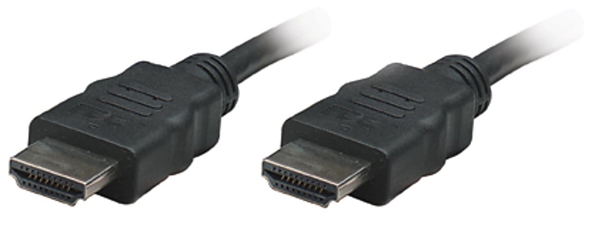 Manhattan HDMI Cable, 4K@30Hz (High Speed), 15m, Male to Male, Black