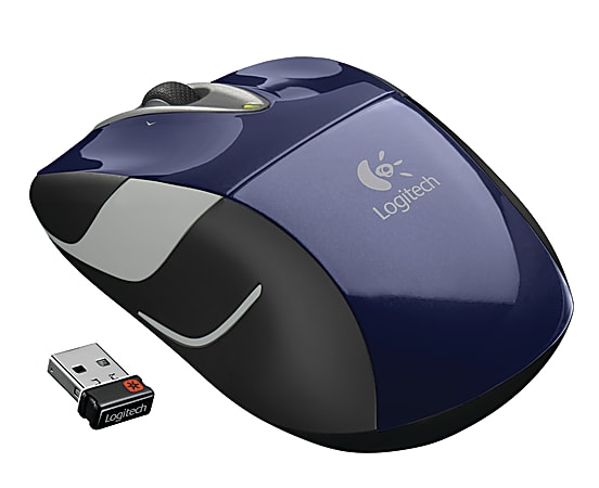 Logitech® M525 Wireless Mouse, Blue, 910-002698