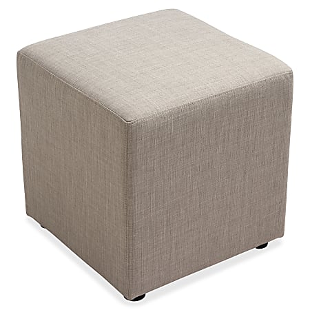 Lorell® Collaborative Seating Fabric Cube Chair, Slate