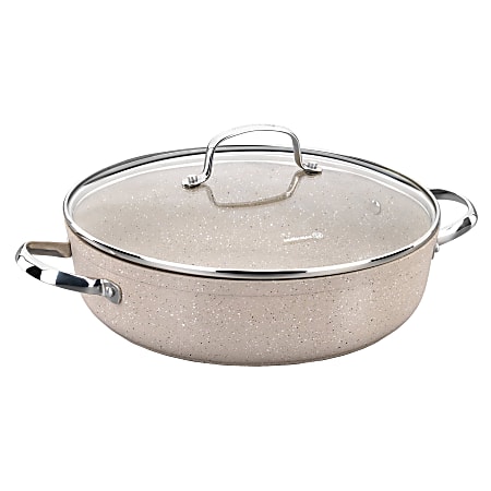 Korkmaz Granita Aluminum Nonstick Casserole Dish, 2.5L, Tan