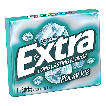Extra&reg; Polar Ice Sugar Free Gum, 0.095 Oz