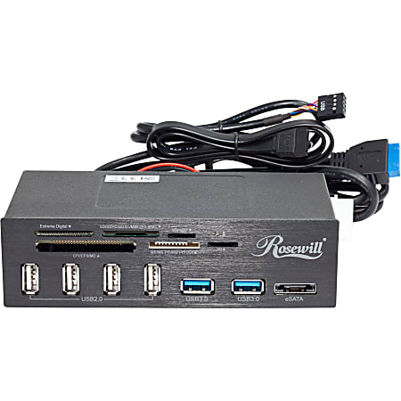 Rosewill RDCR-11004 5.25" Internal Card Reader w/ USB3.0 Connector