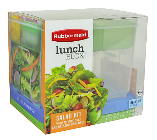 Rubbermaid® LunchBlox™ Salad Kit, Avocado