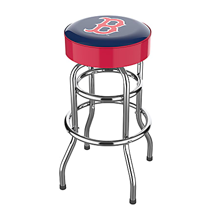 Imperial MLB Backless Swivel Bar Stool, Boston Red Sox