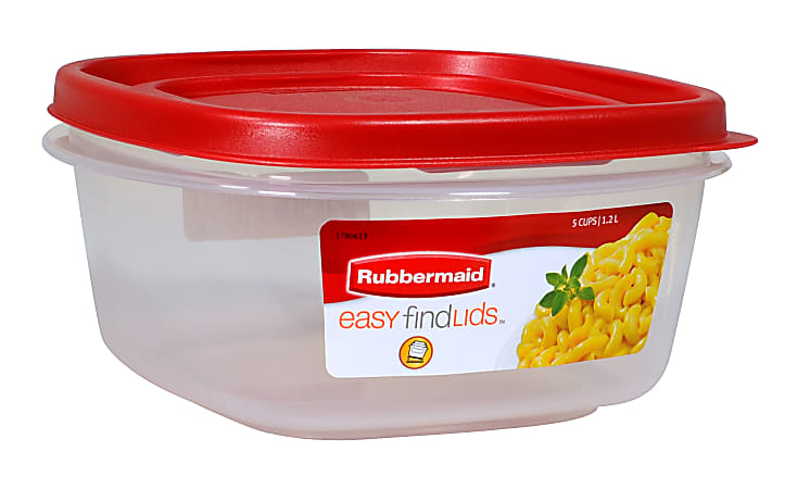 Save on Rubbermaid Easy Find Lids Containers Square with Lids .5