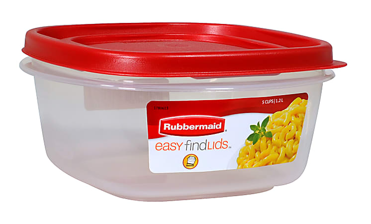 Save on Rubbermaid Easy Find Lids Containers Square with Lids .5 Cup Order  Online Delivery