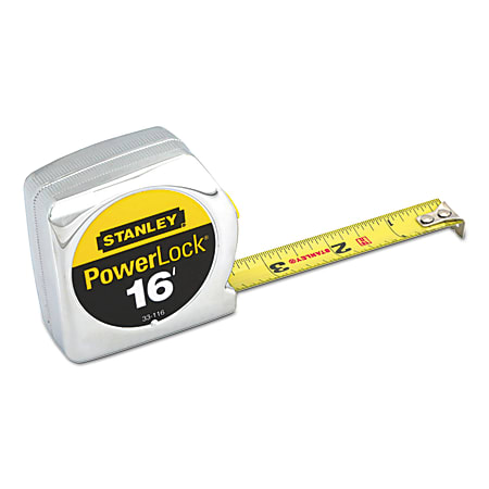 Stanley Tools Powerlock Tape Measure, Standard, 16&#x27; x